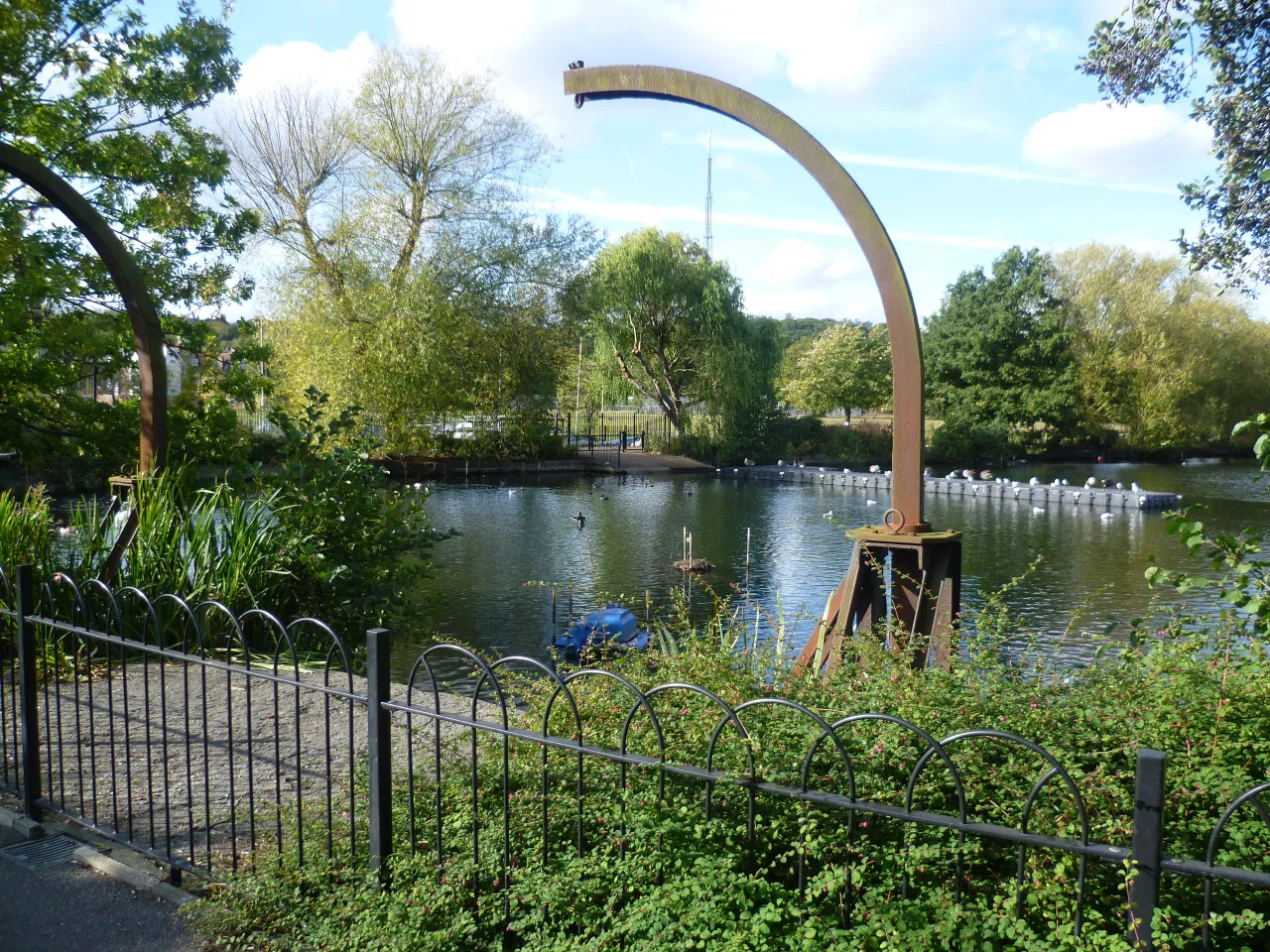 South Norwood Lake, in the surrounding Croydon area near Sanderstead