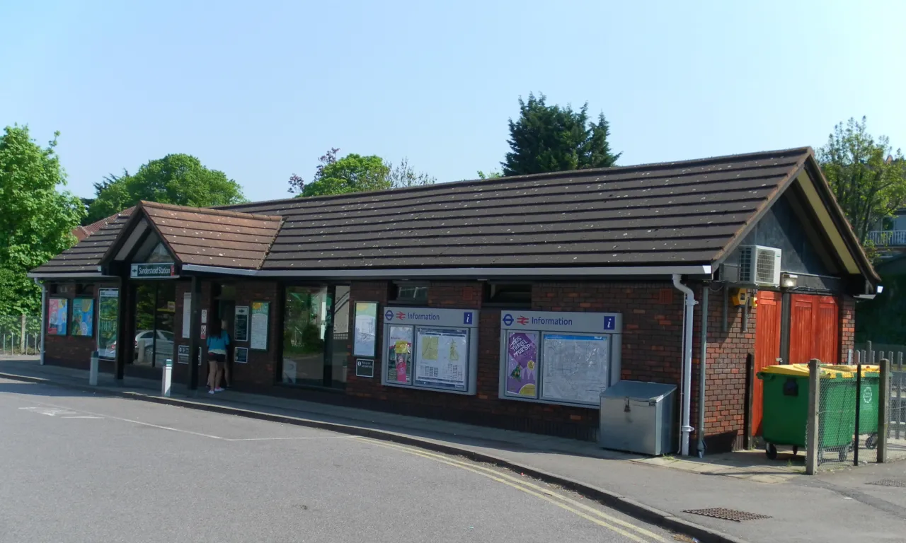Sanderstead railway station building, the line that turned the village into a commuter suburb