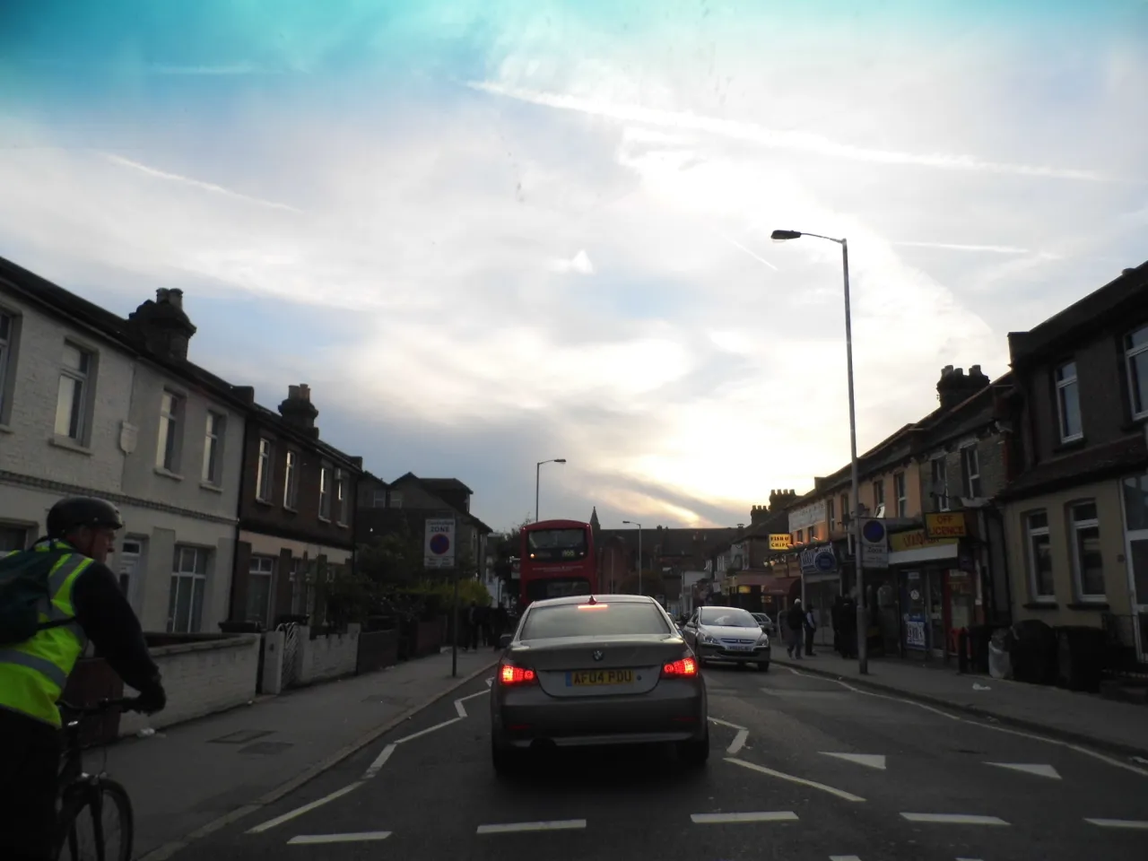 Whitehorse Lane, Selhurst, a terraced residential street