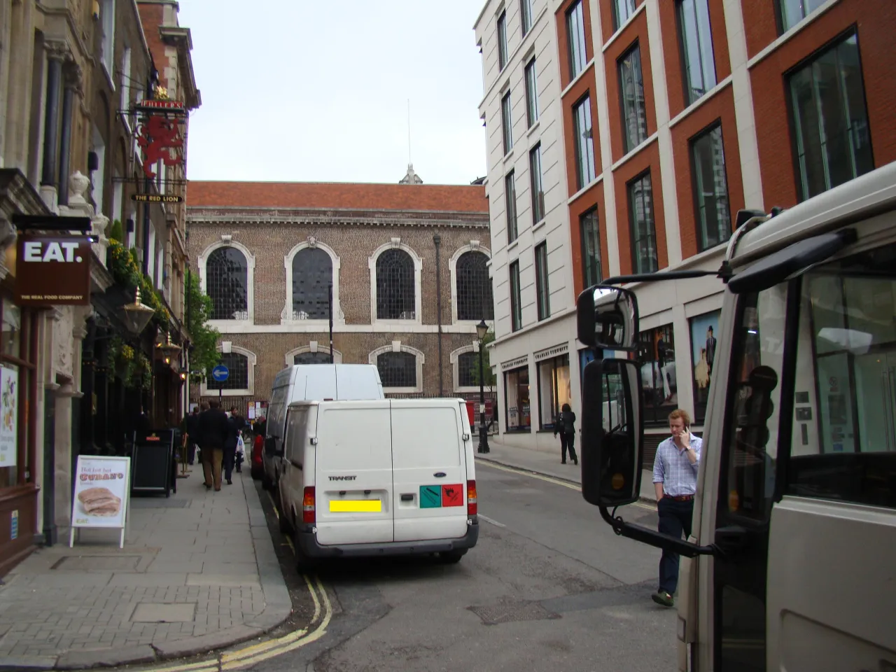 Duke of York Street in St James's, looking towards St James's Church