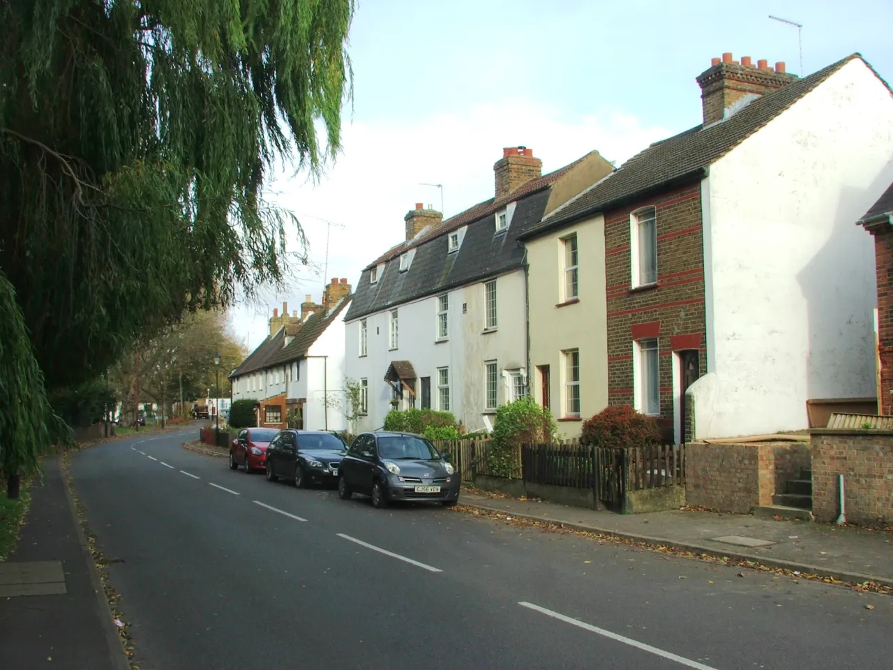 Terraced housing along Main Road in St Pauls Cray