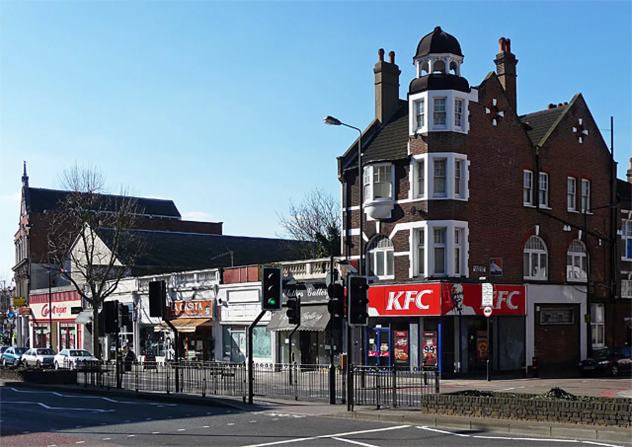 Shops on Streatham High Road, SW16