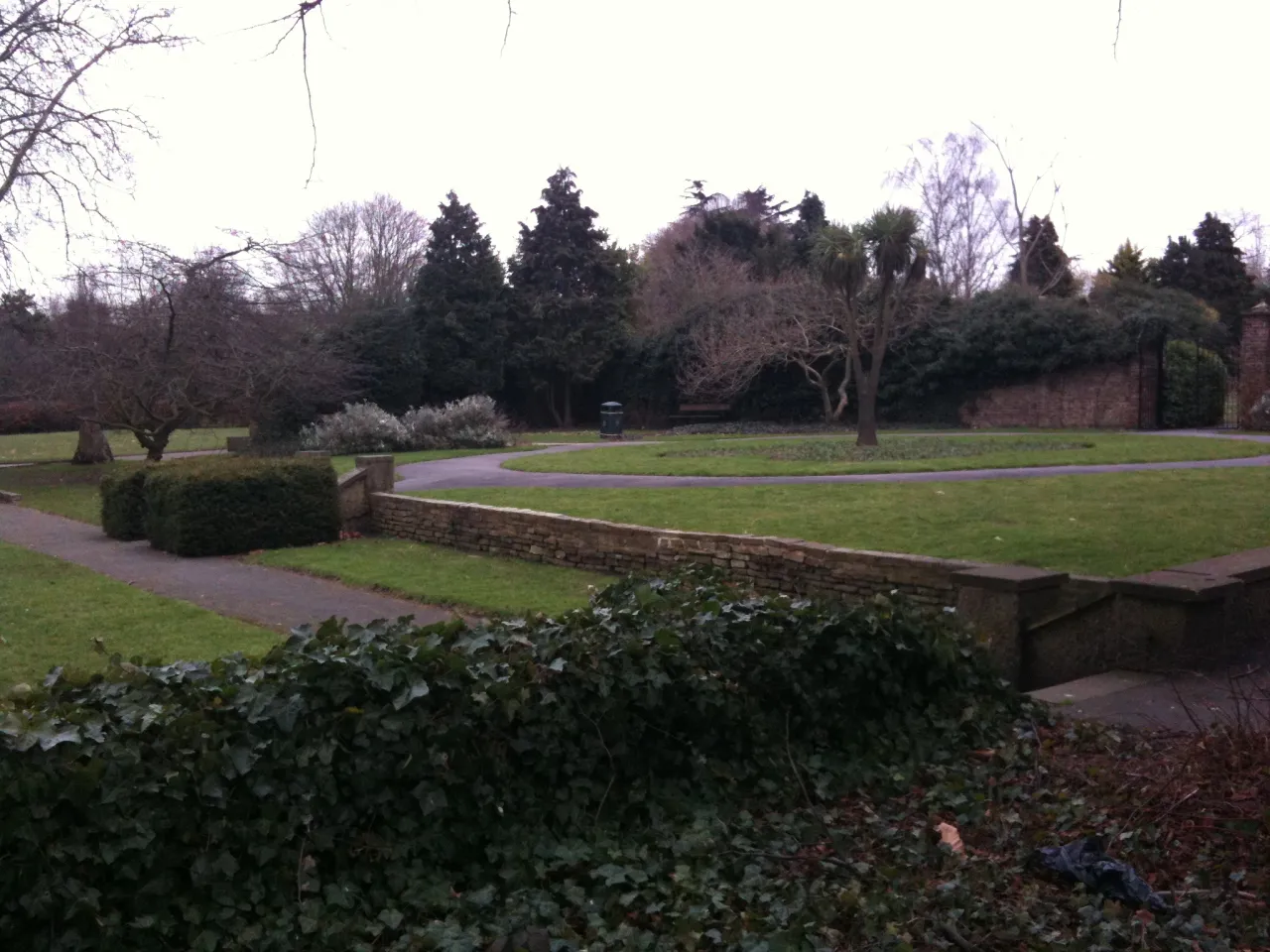 Barham Park's walled garden and grounds, Sudbury, Brent