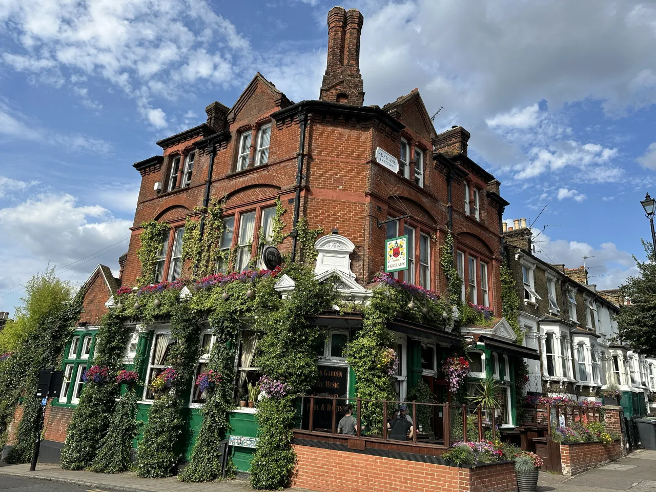 Corner building on Kitto Road, SE14, near Telegraph Hill in Lewisham