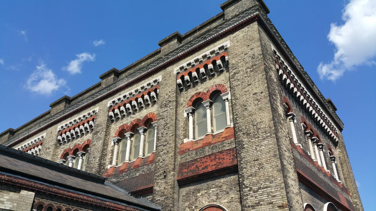 Crossness Pumping Station, a Victorian landmark near Thamesmead on the Erith marshes