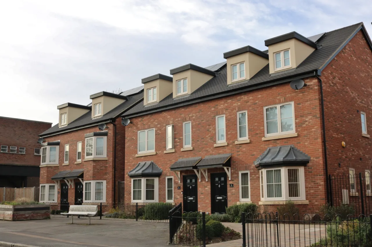 New houses on St Mary's Lane, Upminster