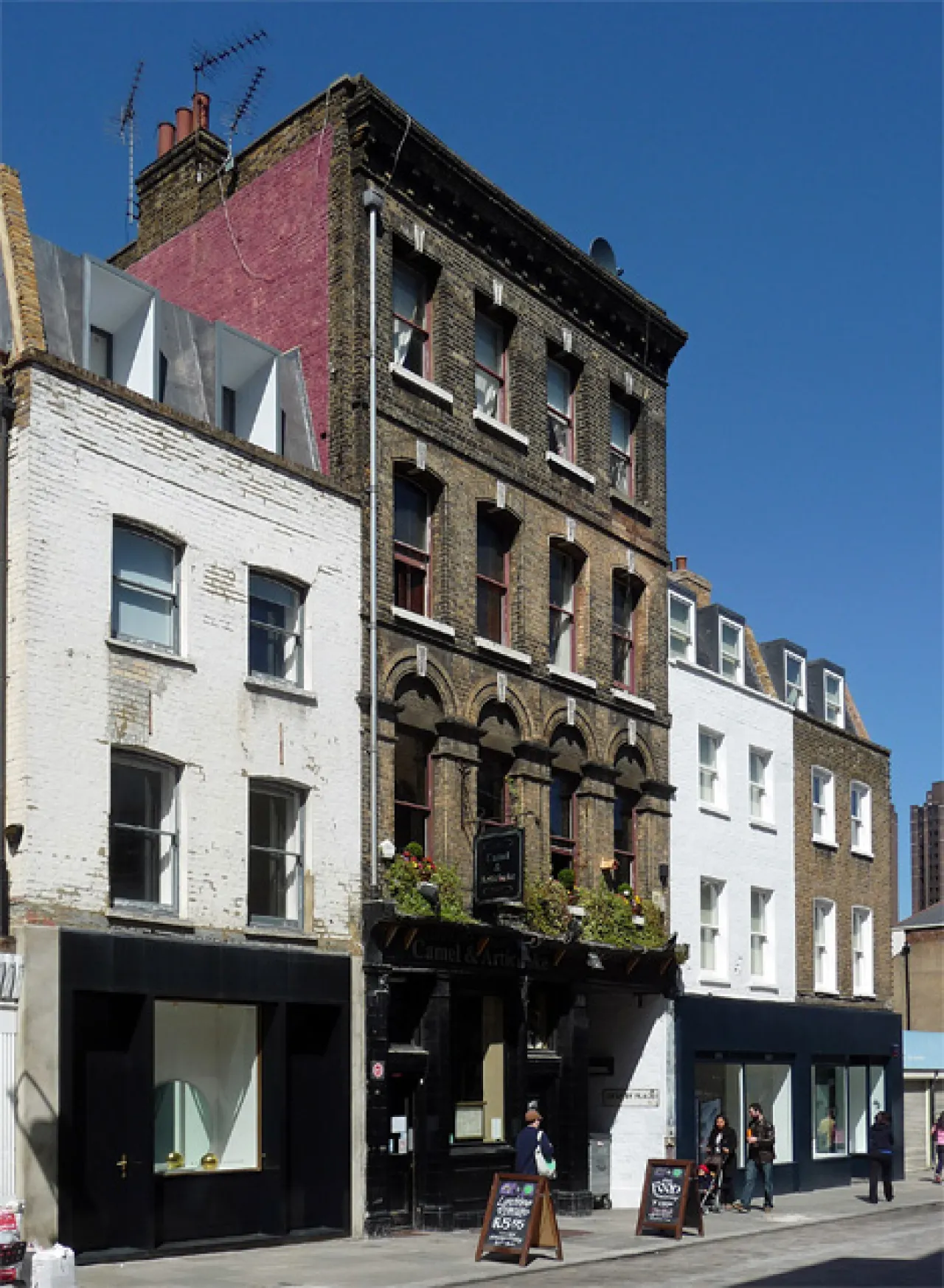 The Camel and Artichoke pub on Lower Marsh, Waterloo