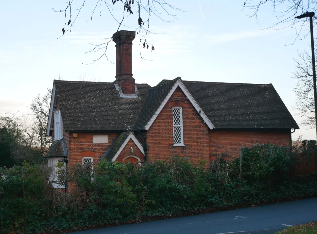 The listed lodge opposite Wickham Court, West Wickham
