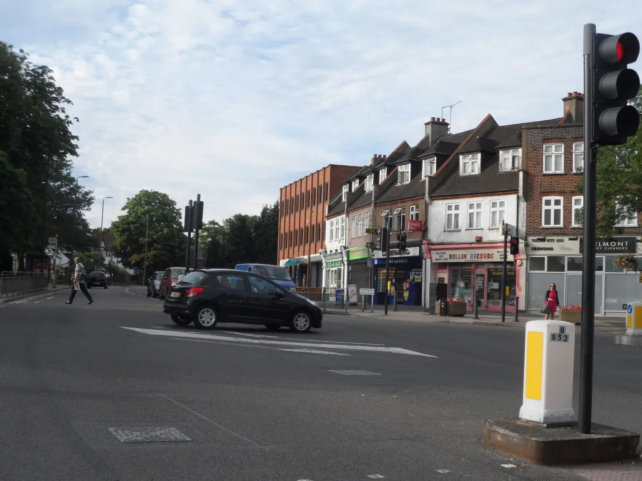 Junction of Station Road and Manor Park Road, West Wickham